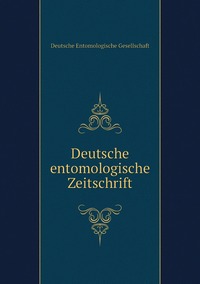 Deutsche entomologische Zeitschrift, Deutsche Entomologische Gesellschaft обложка-превью
