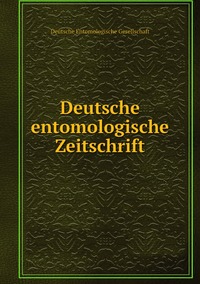 Deutsche entomologische Zeitschrift, Deutsche Entomologische Gesellschaft обложка-превью