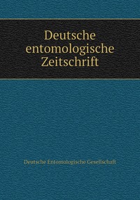 Deutsche entomologische Zeitschrift, Deutsche Entomologische Gesellschaft обложка-превью