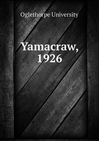 Yamacraw, 1926, Oglethorpe University обложка-превью