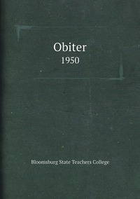 Obiter: 1950, Bloomsburg State Teachers College обложка-превью
