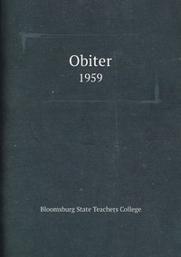 Obiter: 1959, Bloomsburg State Teachers College обложка-превью
