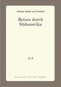 Reisen durch Südamerika: 4-5, Johann Jakob von Tschudi обложка-превью
